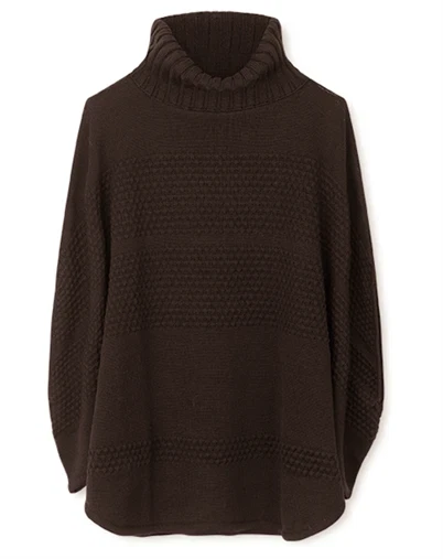 Sibin Linnebjerg - Siff Poncho - Brown